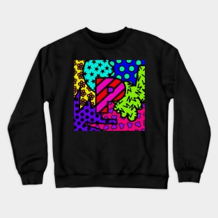 Alphabet Series - Letter P - Bright and Bold Initial Letters Crewneck Sweatshirt